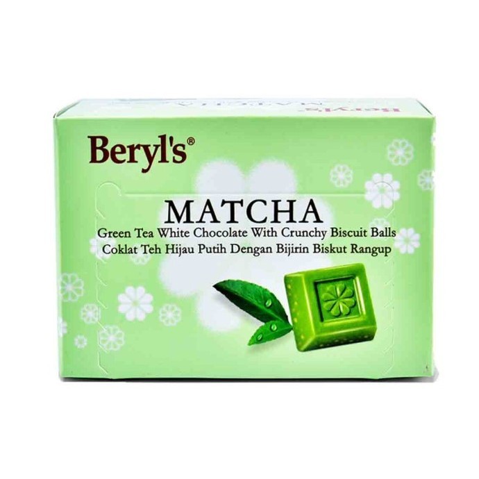 Jual Beryl's Matcha Green Tea Chocolate With Crunchy Biscuit Balls (60g ...