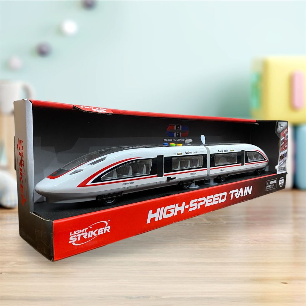 Jual Mainan Kereta Suara dan Lampu/Kereta Shinkansen Friction Car ...