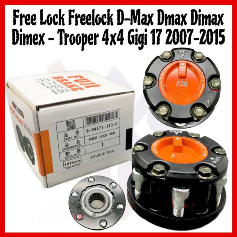Jual Free Lock Freelock D-Max Dmax Dimax Dimex - Trooper 4x4 Gigi 17 ...