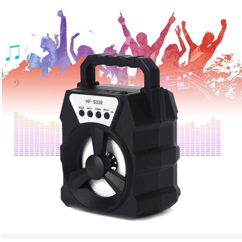 Jual SPEAKER BLUETOOTH MINI PORTABLE FULL BASS FREE MIC S339 | Shopee ...