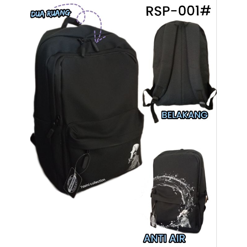 Jual Ransel sekolah kantor kulia pria dan wanita waterproof tahan air ...