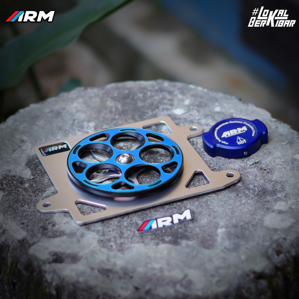 Jual PAKETAN COVER RADIATOR SPINER 3D ARM TYPE DISCO + RADIATOR CAP ...
