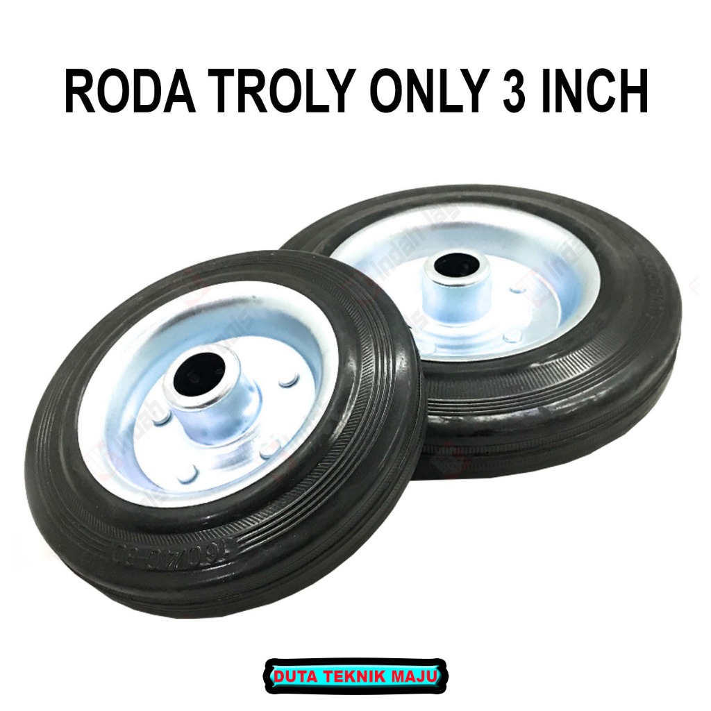 Jual RODA ONLY 3 Inch TEBAL Roda Caster Roda Caster Roda Karet Roda ...