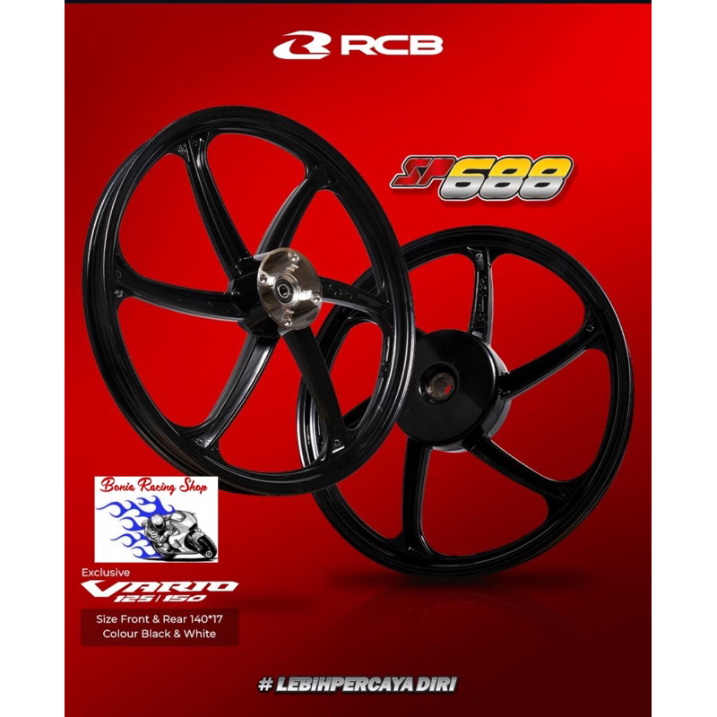 Jual Velg RCB SP688 Palang 6 Ring 17 Vario125 Vario150 Original ...