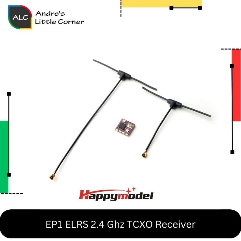 Jual ELRS EP1 Happymodel 2.4G TCXO Receiver ExpressLRS 2.4Ghz RX Long ...