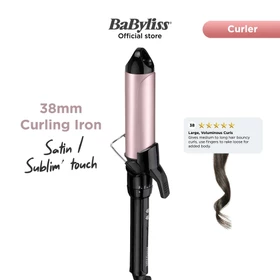 Babyliss Paris Satin Sublim Touch 38mm Curling Iron BLC338E Catok Pengeriting Rambut