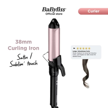 Babyliss Paris Satin Sublim Touch 38mm Curling Iron BLC338E Catok Pengeriting Rambut