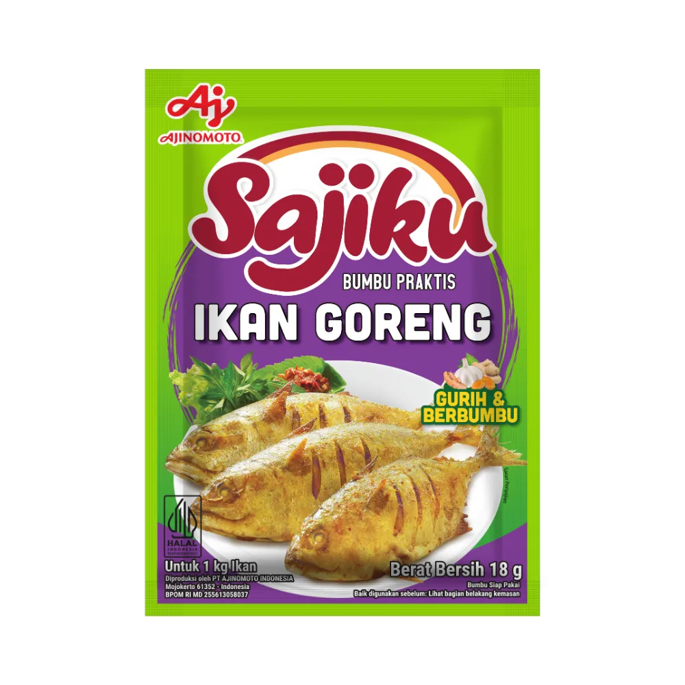 Jual Sajiku Bumbu Racik Ikan Goreng 18 gr | Shopee Indonesia