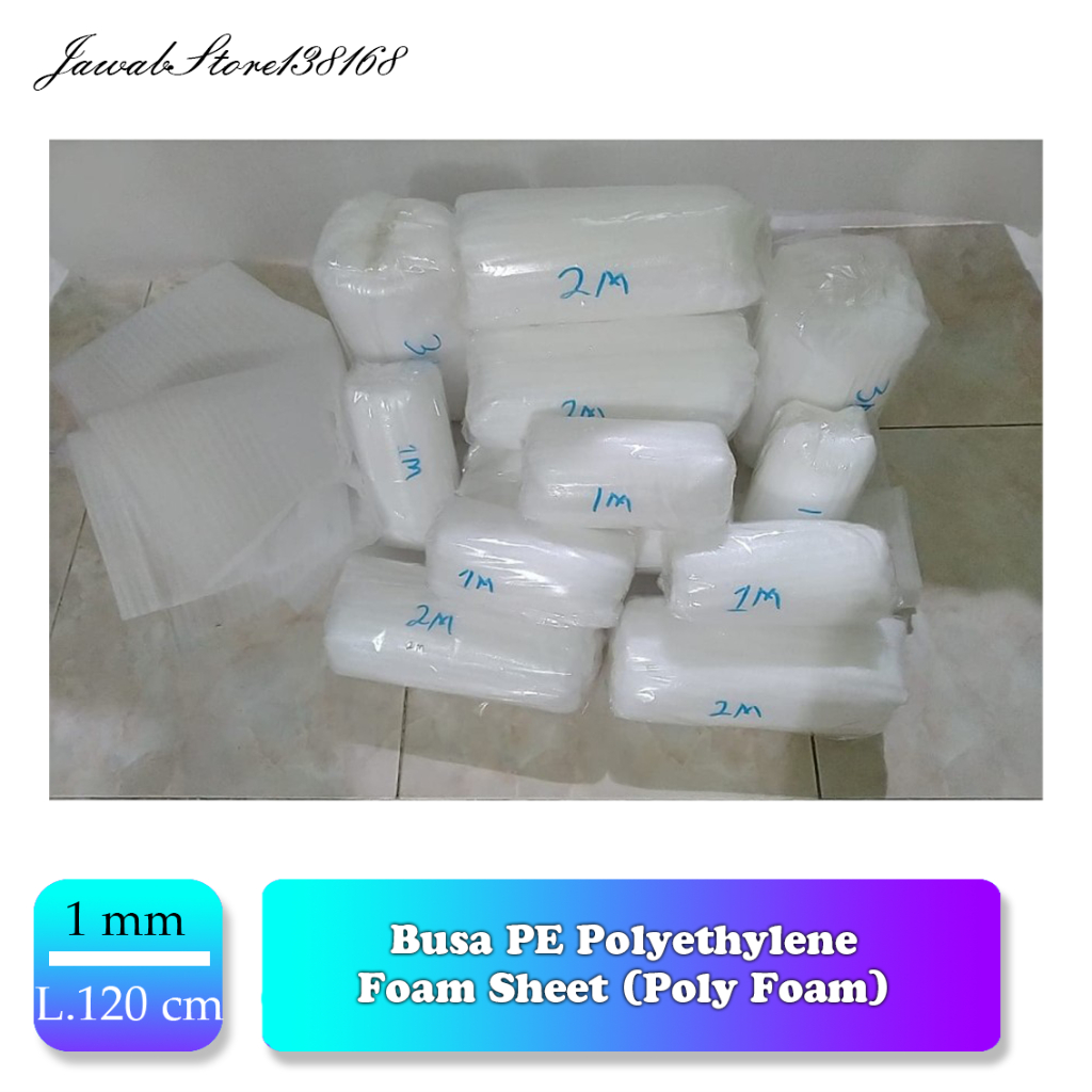 Jual Busa PE Polyethylene Foam Sheet / Packing Kemasan Busa Polyfoam ...