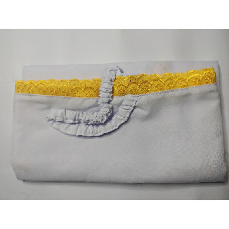 Jual Jilbab Sekolah Renda Warna Custom Al-Azhar - Muslim Katun Bergo ...
