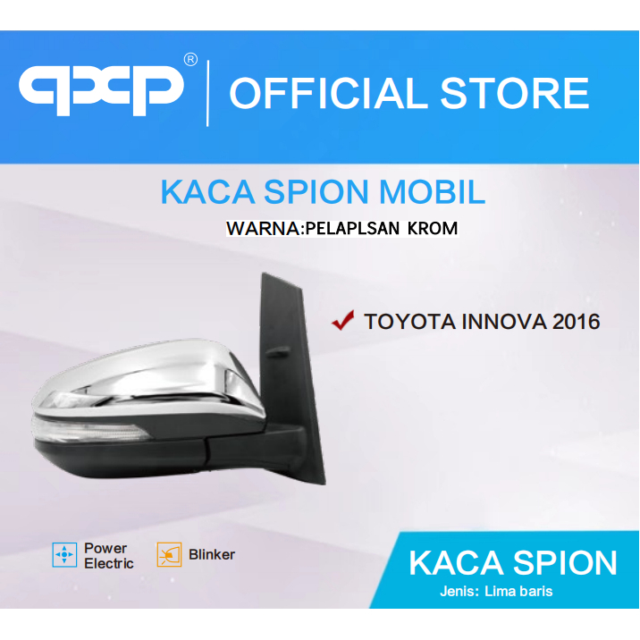Jual Kaca spion toyota innova 2016 2017 2018 2019 2020 2021 2022 Lima ...