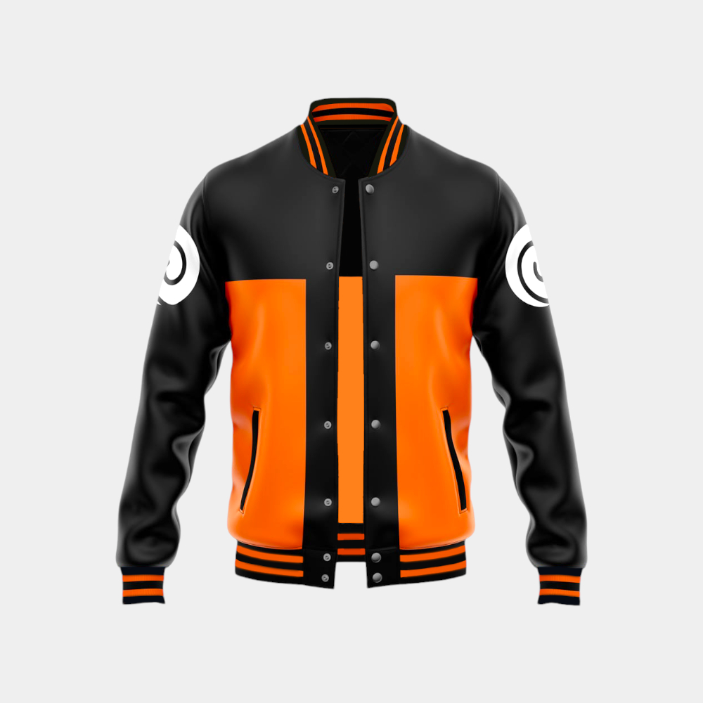 JACKET ANIME VARSITY NARUTO SHIPPUDEN