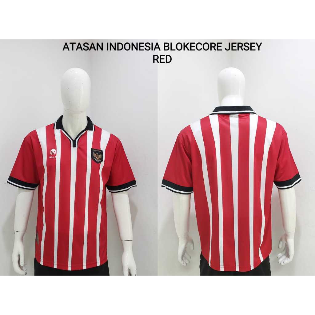 Jual INDONESIA JERSEY BLOKECORE RED | Shopee Indonesia