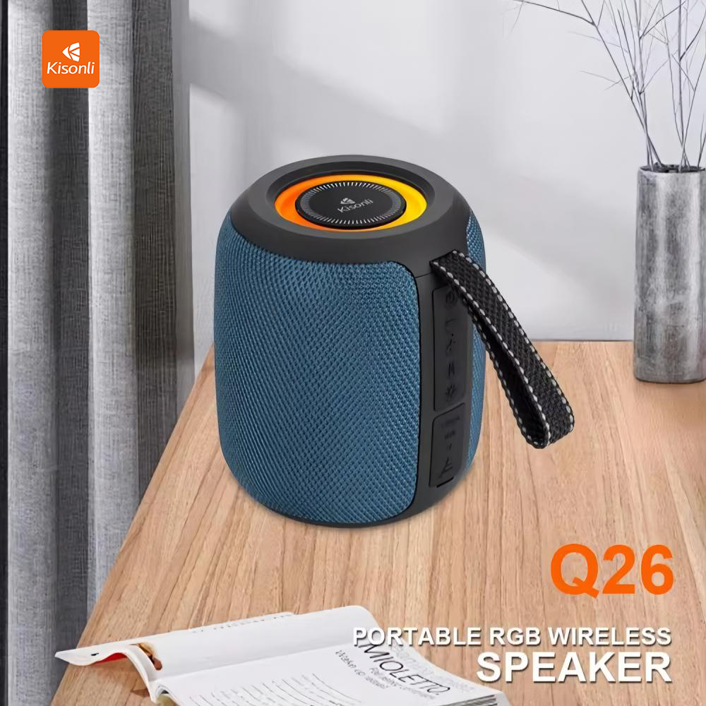 Jual Speaker Wireless Q26 Kisonli Bluetooth Outdoor TWS RGB Light ...