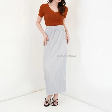 Rok Span Plisket Lidi Rok Span Rok Plisket Rok Bodycon Pleated Skirt