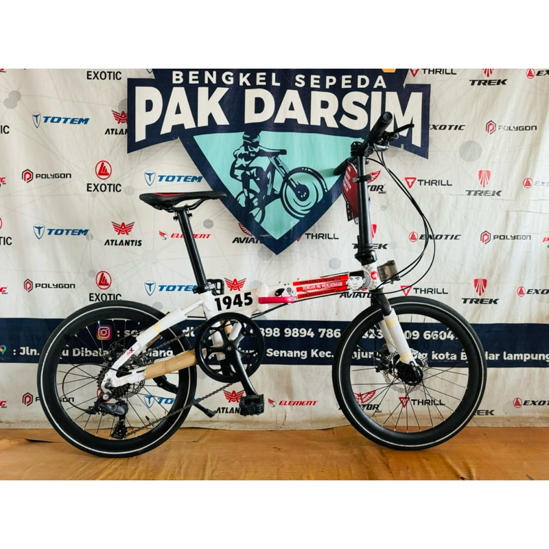 Jual promo sepeda lipat element frame Alumunium | Shopee Indonesia