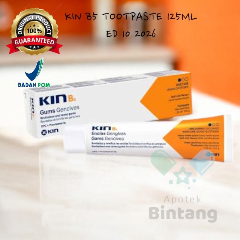Jual Pasta gigi KIN B5 Tootpaste Floride 125 G | Shopee Indonesia