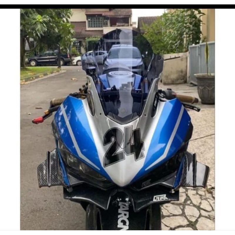 Jual WINDSHIELD R25 OLD VISOR R25 OLD TYPE ZERO GRAVITY TEBAL 3 MILI ...