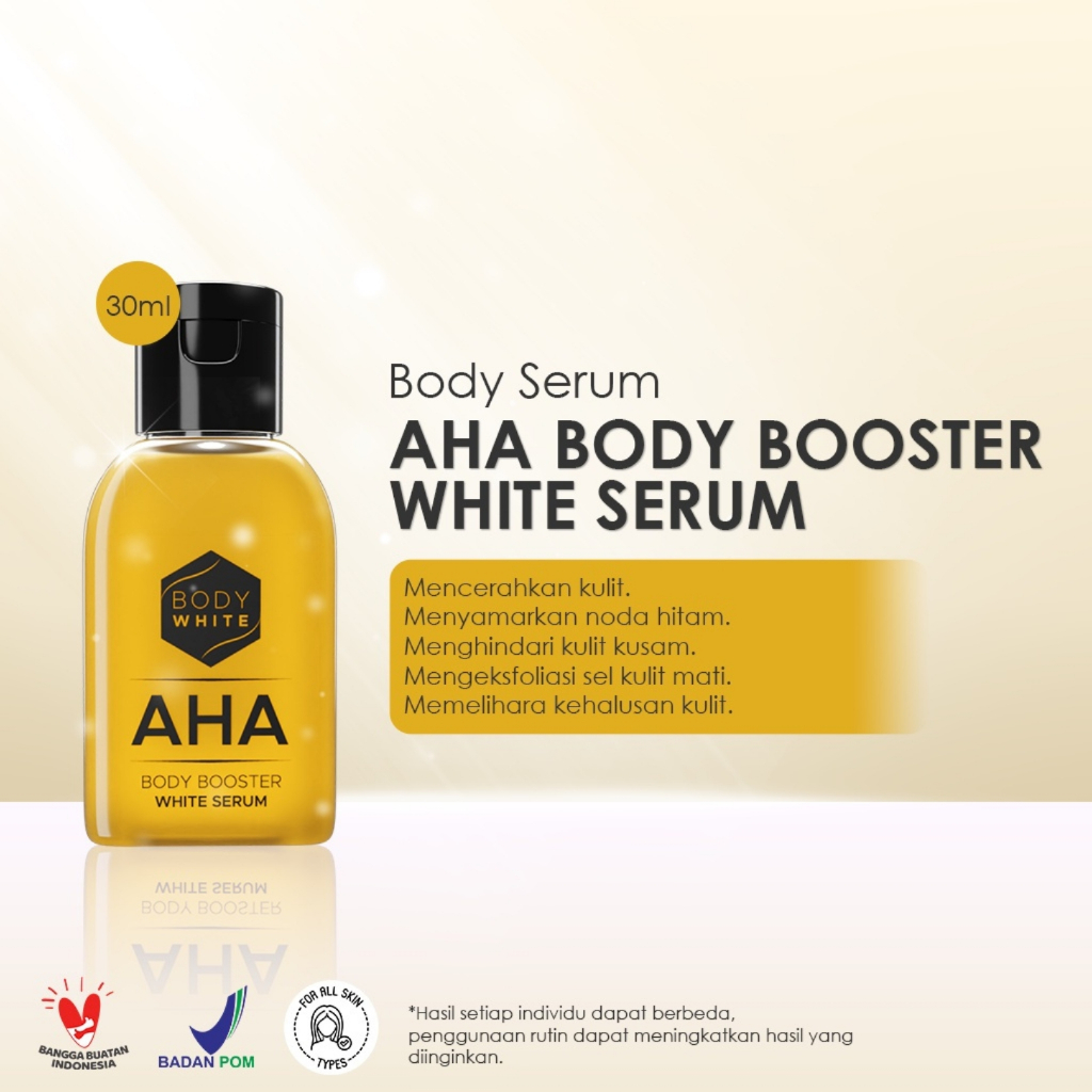 Jual Body White Aha Body Booster White Serum | Shopee Indonesia