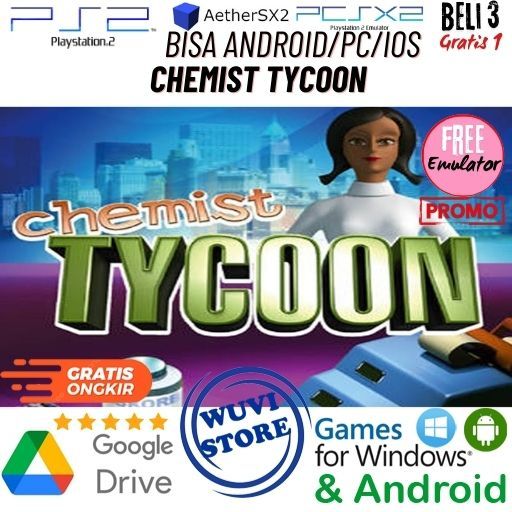 Jeu PS2 Chemist Tycoon - Version PAL Française - Pour PlayStation 2 - Bon état