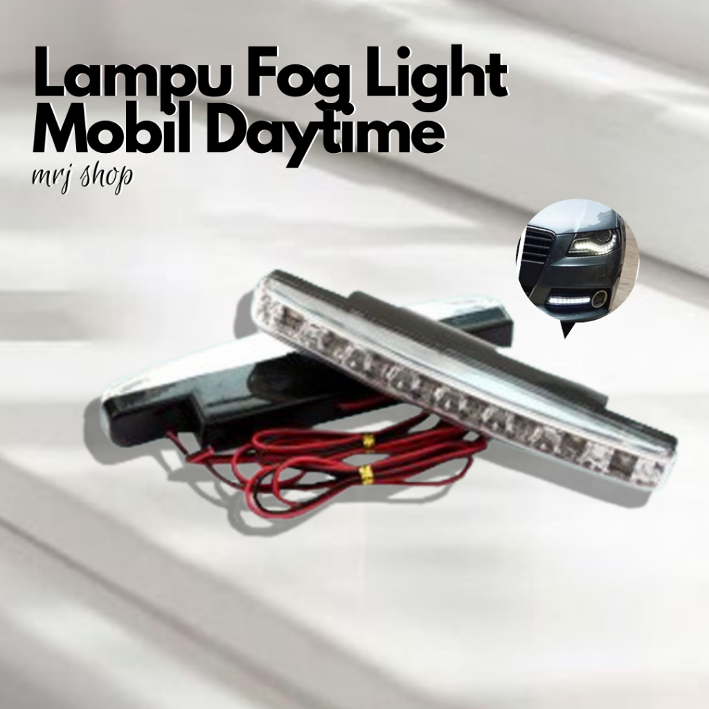 Jual Lampu Fog Light Mobil Daytime LED 6000K 12V | Shopee Indonesia