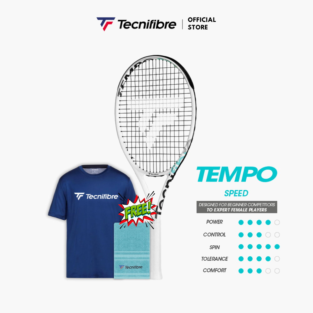 Jual Tecnifibre Tennis Racket TEMPO 275 | Raket Tenis | Shopee Indonesia