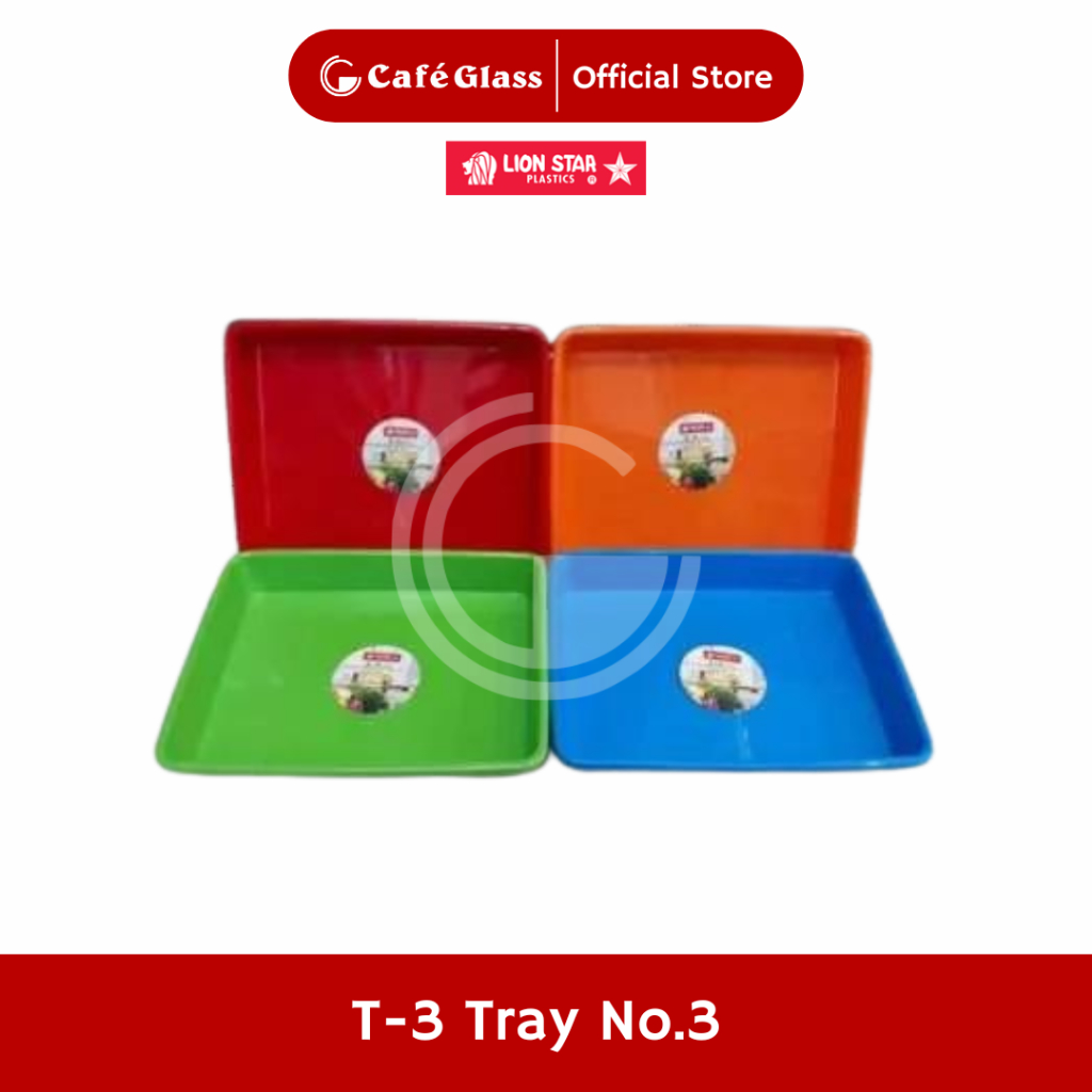Nampan Plastik Lamaran T-3 Tray No.3 Lion Star Nampan