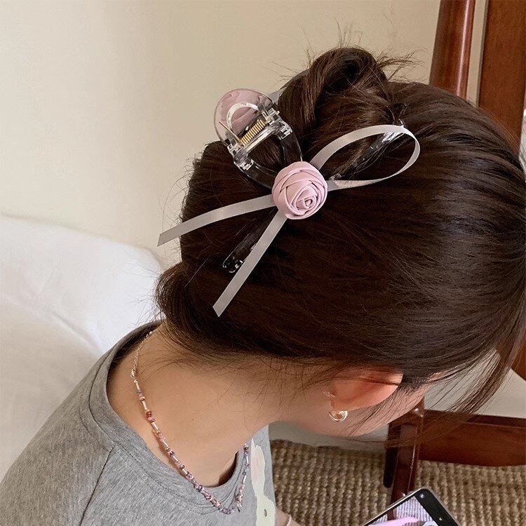 Jual Pinky Row - Rose Bara Hair Claw - Jepit Jepitan Rambut - Kep ...