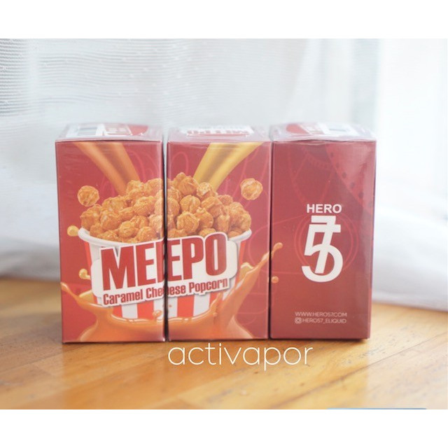 Jual MEEPO Caramel Cheese Popcorn 3mg 6mg 9mg 60ml Liquid Vape Hero 57 Ejuice Shopee Indonesia