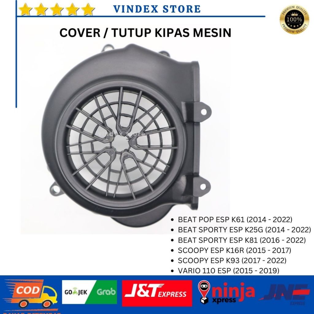 Jual COVER TUTUP KIPAS FAN MESIN BEAT POP SPORTY ESP SCOOPY ESP VARIO ...