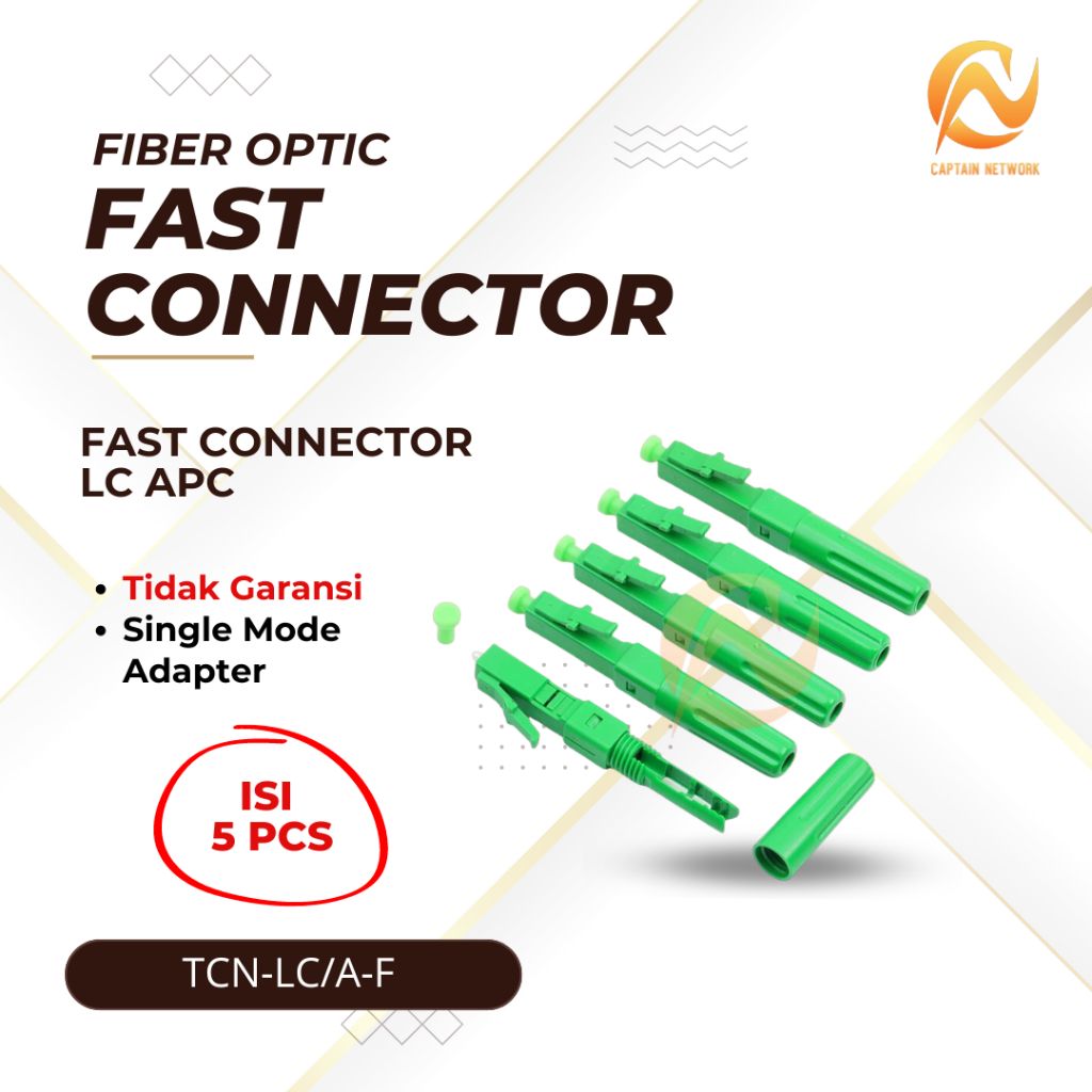 Jual Fiber Optic LC APC Fast Connector | FTTH Fast konektor LC APC ...