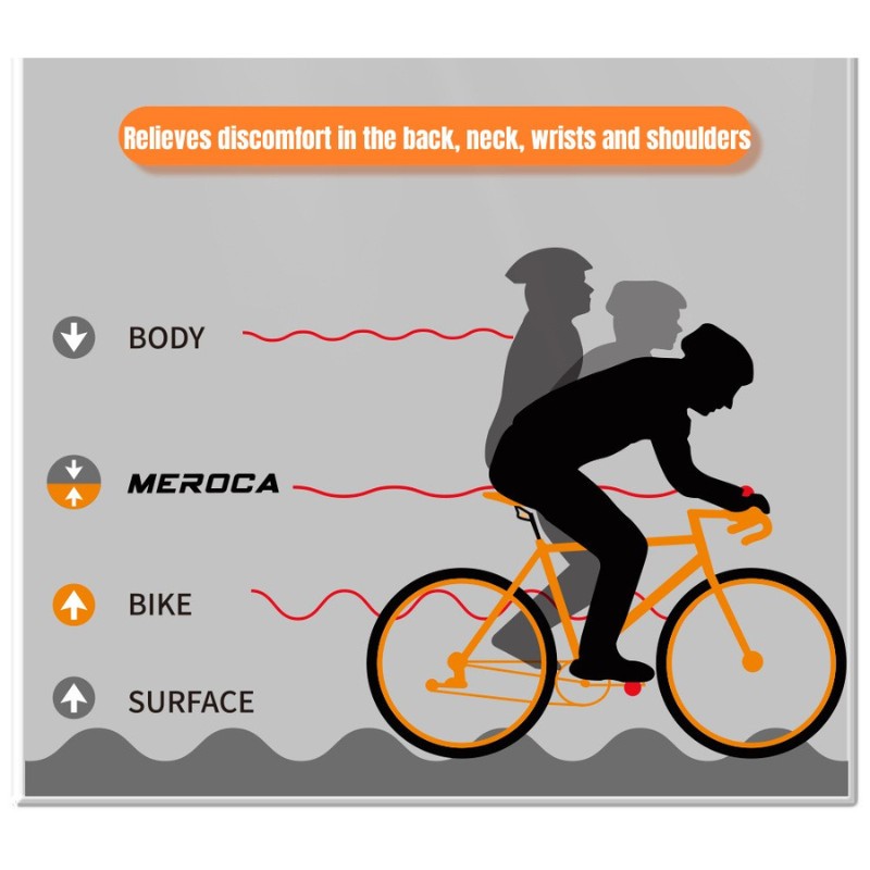 Jual MEROCA SS01 Stem Sepeda Suspensi Shock Breaker MTB Touring Gravel ...