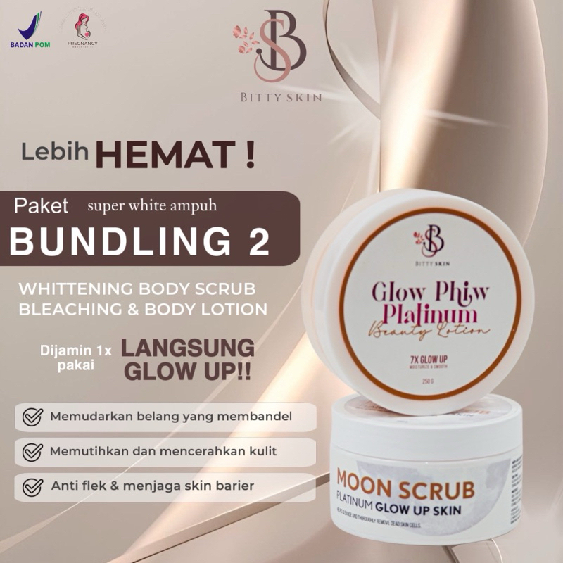Jual BITTY.SKIN Paket Bundling Isi 2 (Body Lotion & Body scrub ...