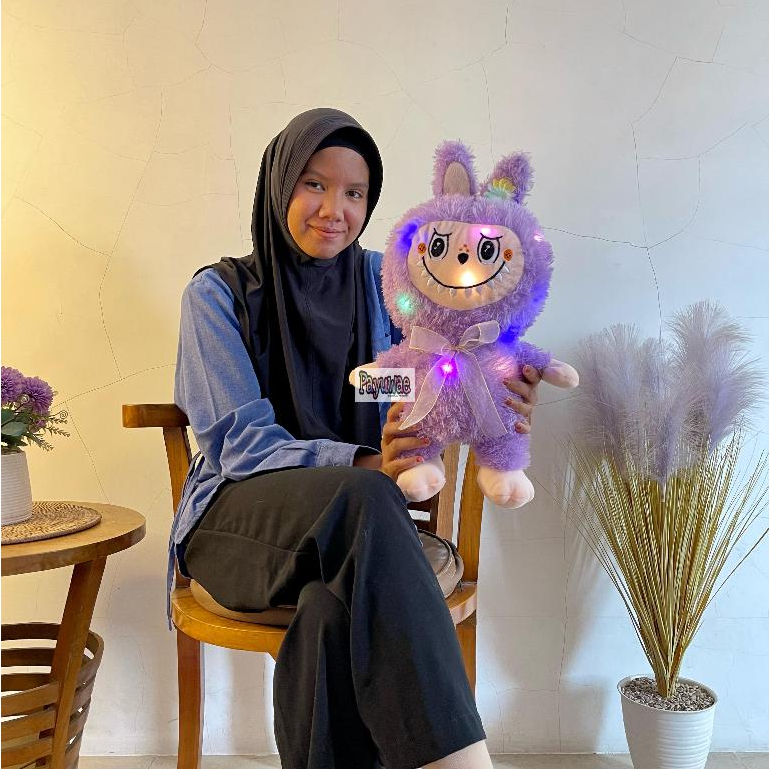 Jual BONEKA MONSTER LABUBU 45CM LED ASLI ORI PAKAI LAMPU HARGA MURAH ...
