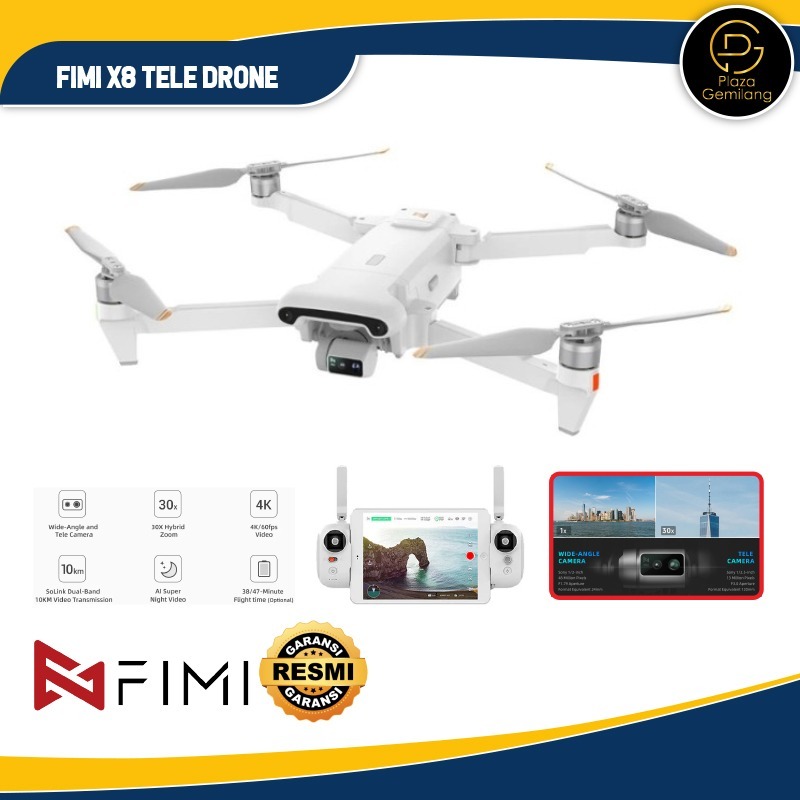 Drone Fimi X8 Tele Max Novo E Lacrado! Branco
