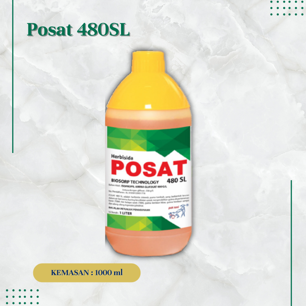 Jual Herbisida POSAT 480 SL 1000ml | Shopee Indonesia