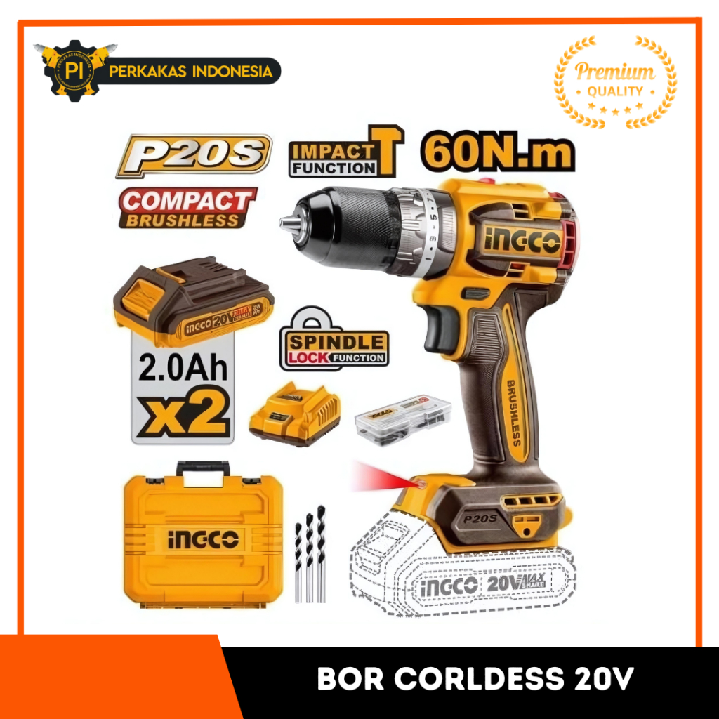 Mesin Bor Impact Ingco Cidli2002 INGCO Impact Drill 850W ID8508