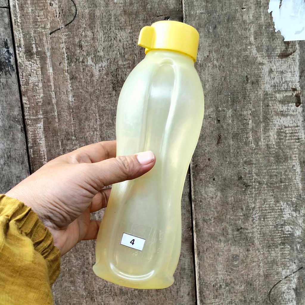 Jual ECO BOTOL TUPPERWARE 500 ML SECOND - KUNING 04 | Shopee Indonesia