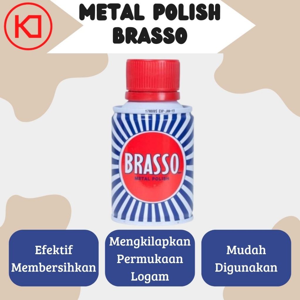 Jual BRASSO METAL POLISH PENGKILAP LOGAM Braso Brasso Metal Polish ...