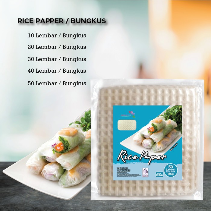 Jual Java Superfood Rice Paper 50lembar | Shopee Indonesia