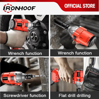 Jual Ironhoof Cordless Impact Wrench Brushless V N M Torsi Besar Impact Baterai Untuk Baut