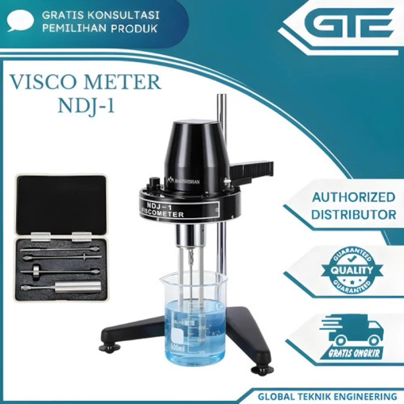 Jual Rotary Viscometer NDJ1 Analog Viscosity Tester Viskometer NDJ-1 ...