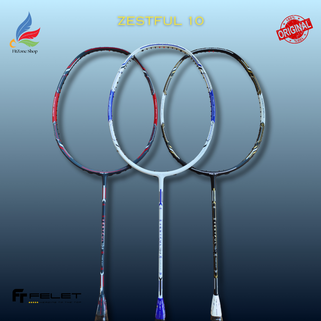 Jual Raket Badminton Felet Zestful 10 Original | Shopee Indonesia