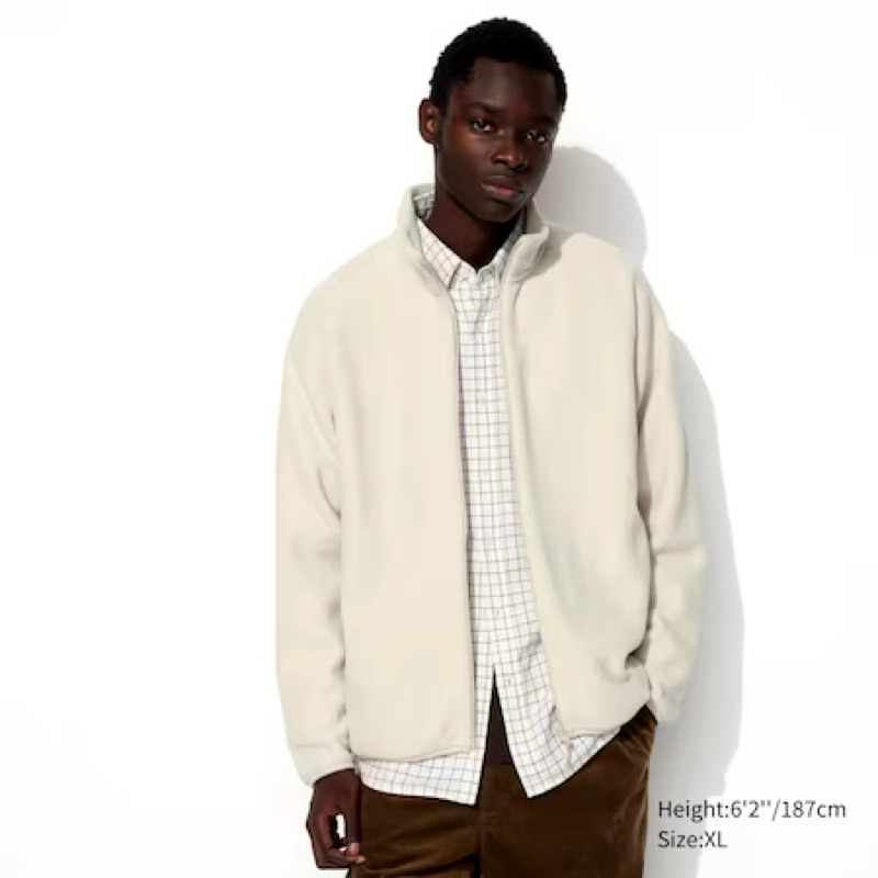 Jual Jaket Fleece Resleting Bulu Uniqlo Man Shopee Indonesia