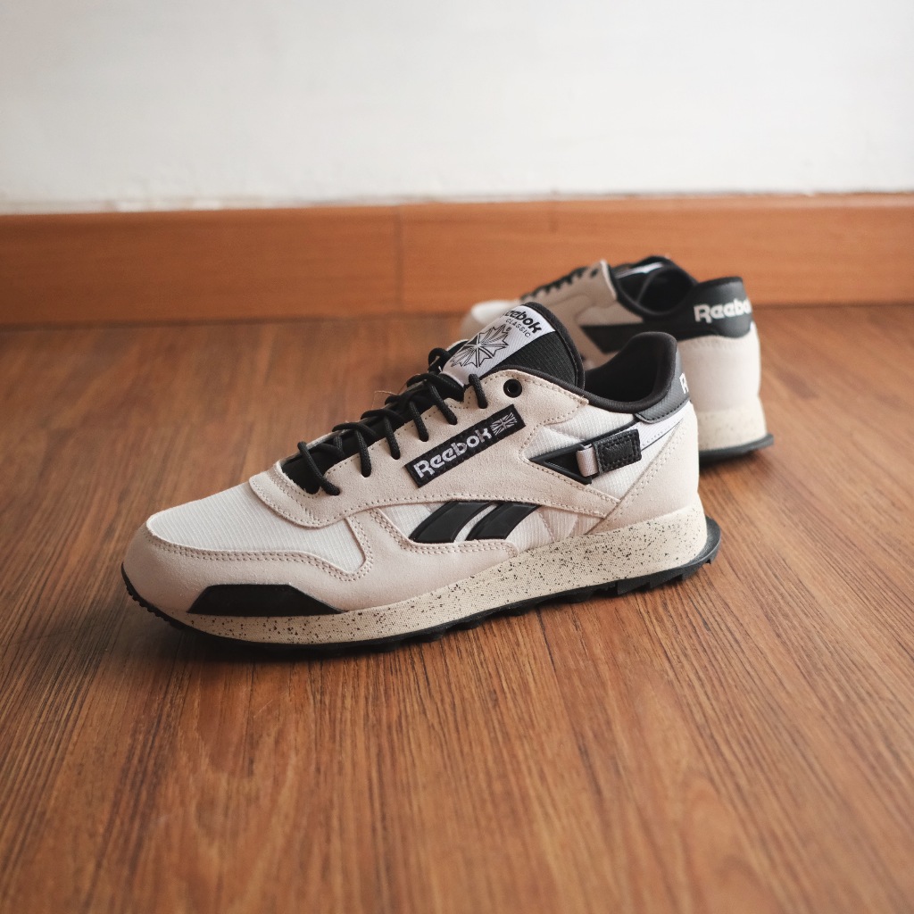 Jual REEBOK CLASSIC LEATHER WINTERIZED - PURE GREY BLACK | Shopee Indonesia