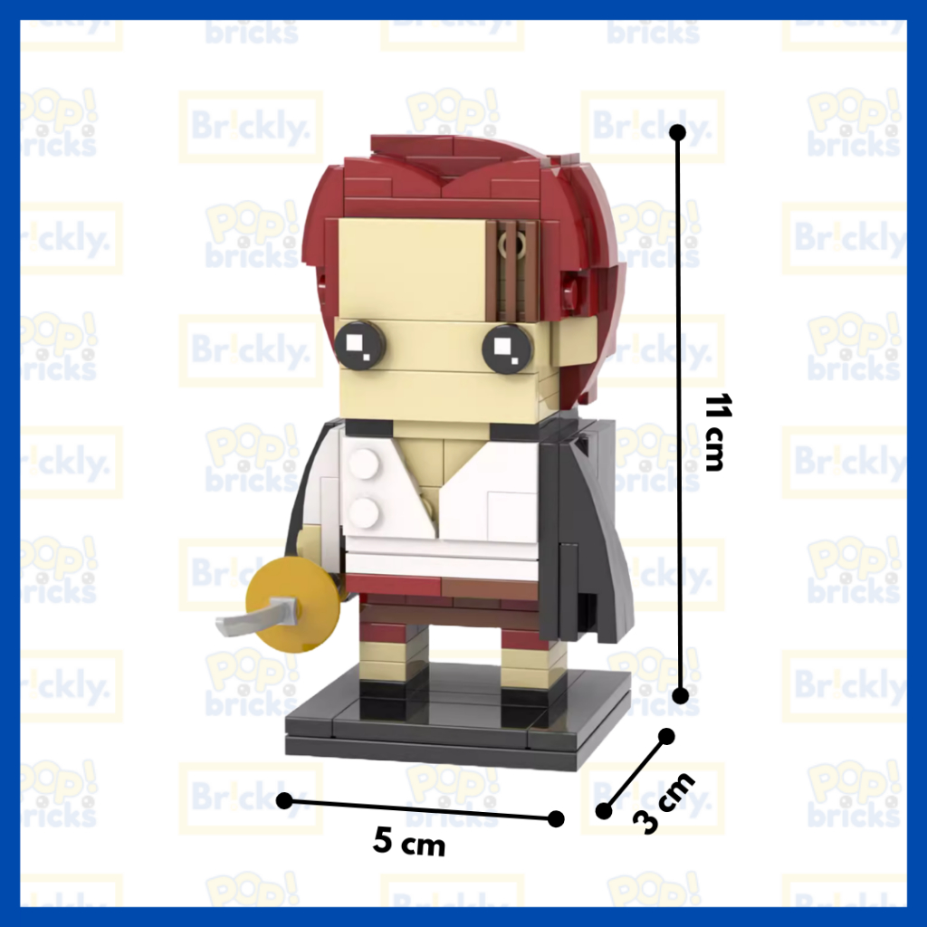 Jual Shanks - Brickly POP! Bricks One Piece Mainan Balok Susun Blocks ...