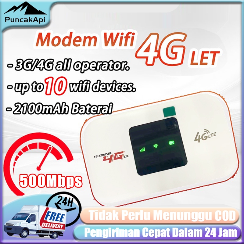 Jual 【COD】Mifi Modem Wifi 4G LTE 150Mbps 4g All Operator Sim Card Modem ...