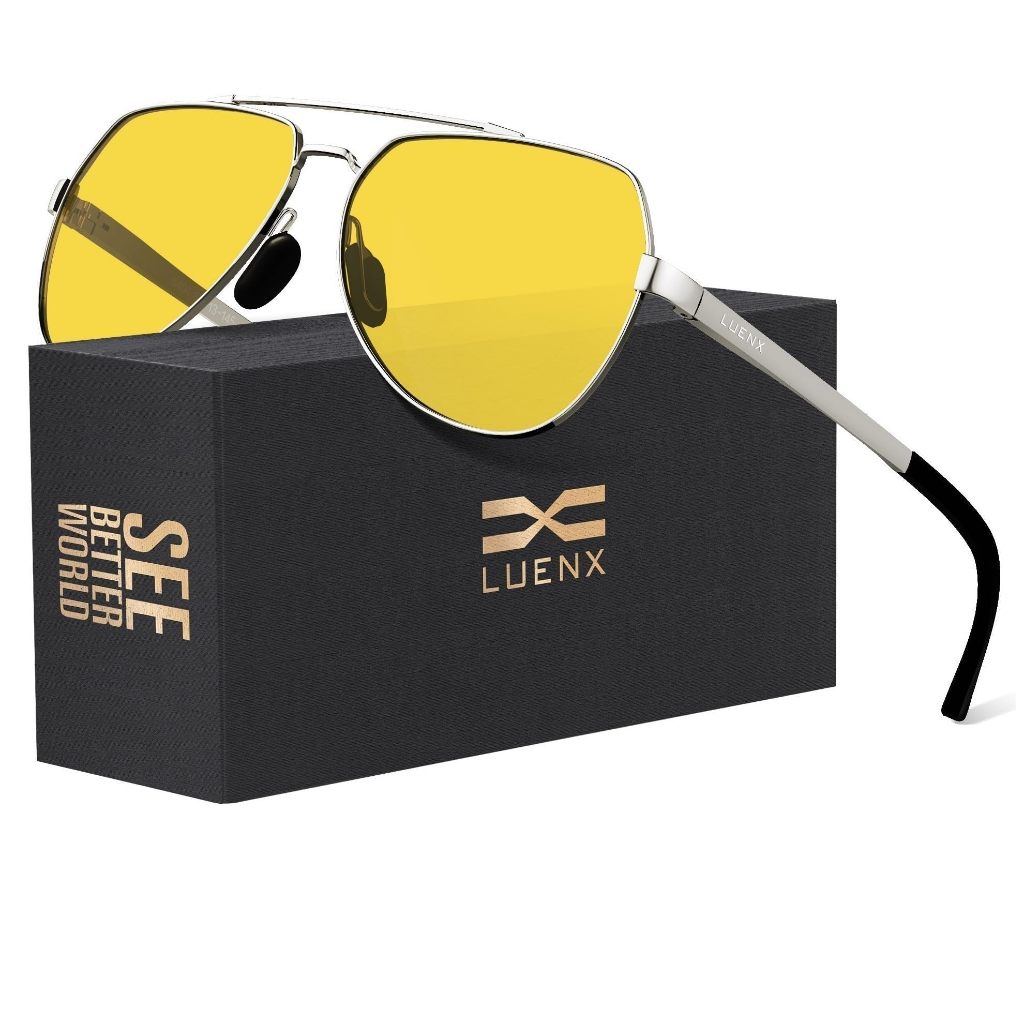 Luenx aviator sunglasses polarized sales