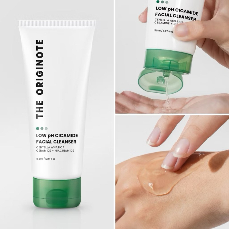 Jual The Originote Low pH Cicamide Facial Cleanser 150ml | Shopee Indonesia