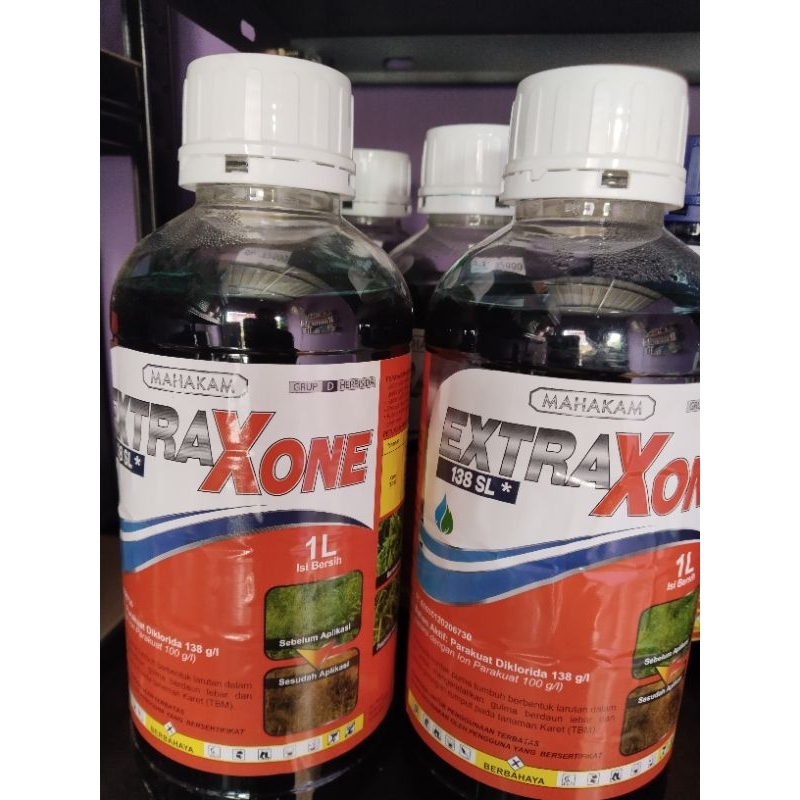 Jual HERBISIDA RACUN RUMPUT EXTRA XONE 138 SL KEMASAN 1 LITER / RACUN ...